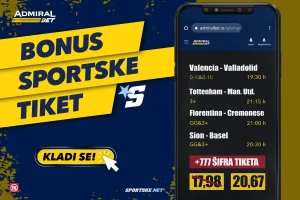 AdmiralBet bonus tiket - Golovi svuda, osim u Valensiji!